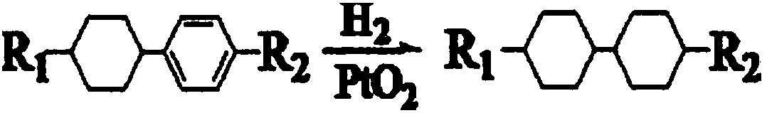 New preparation method of trans-trans dicyclohexyl alkane liquid crystal compounds