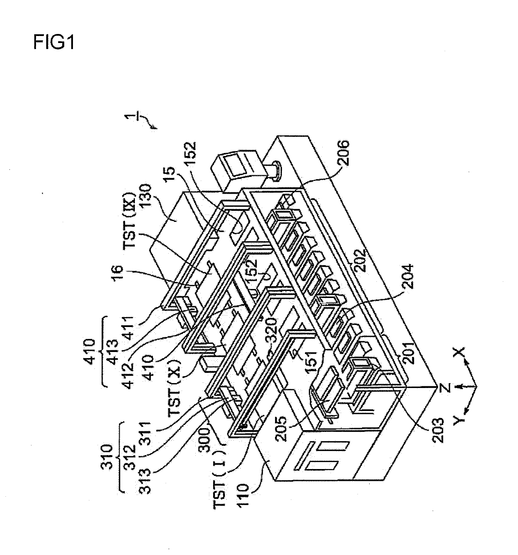 Electronic device test apparatus and method of testing electronic devices