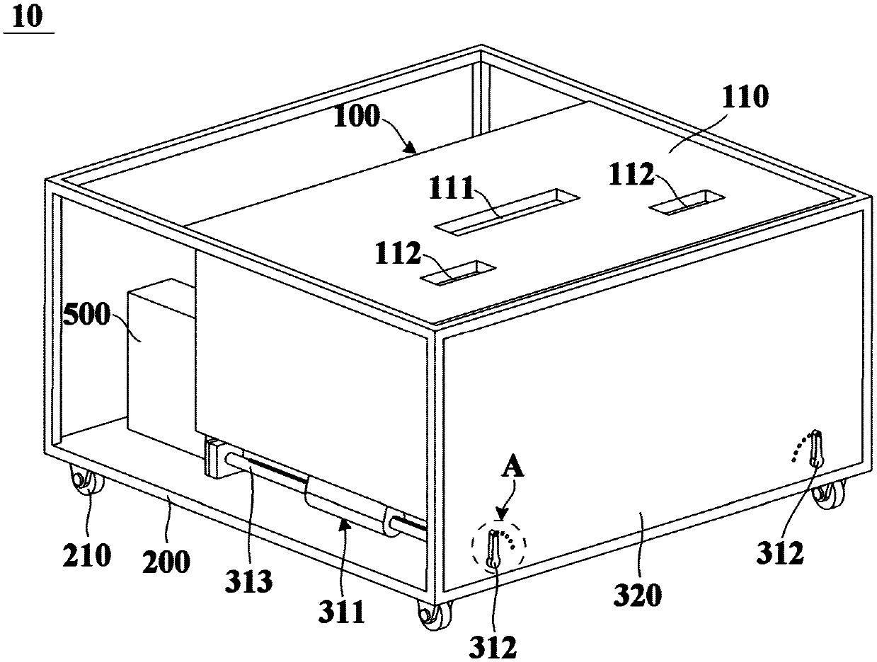 Refrigeration module for cold storage and refrigerating device and cold storage and refrigerating device