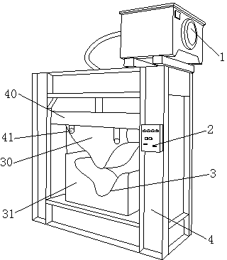 Bending cold press for solid wood multilayer board