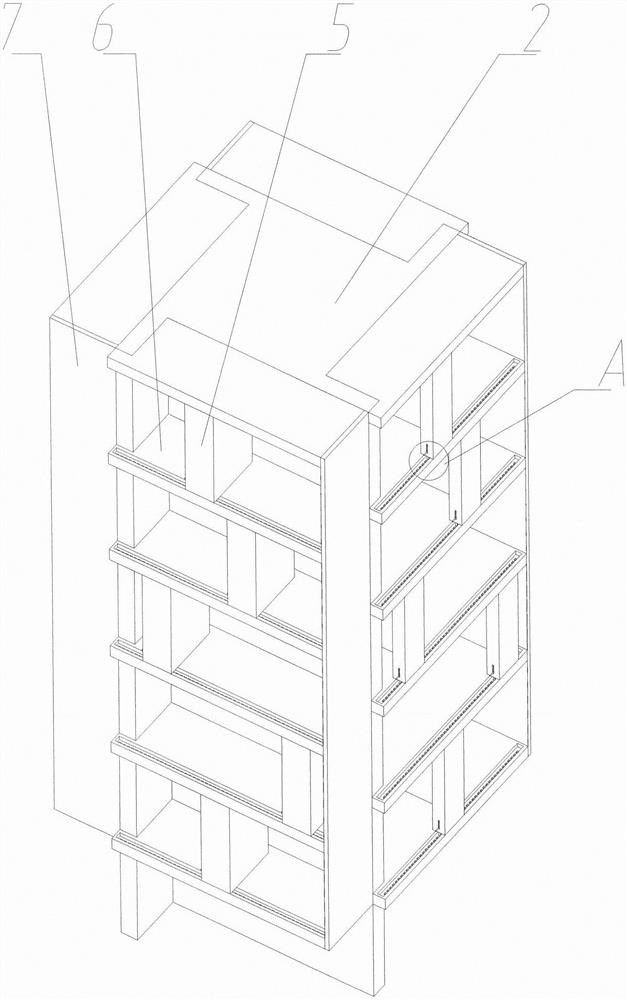 Dustproof rotating book self-locking clamping bookshelf