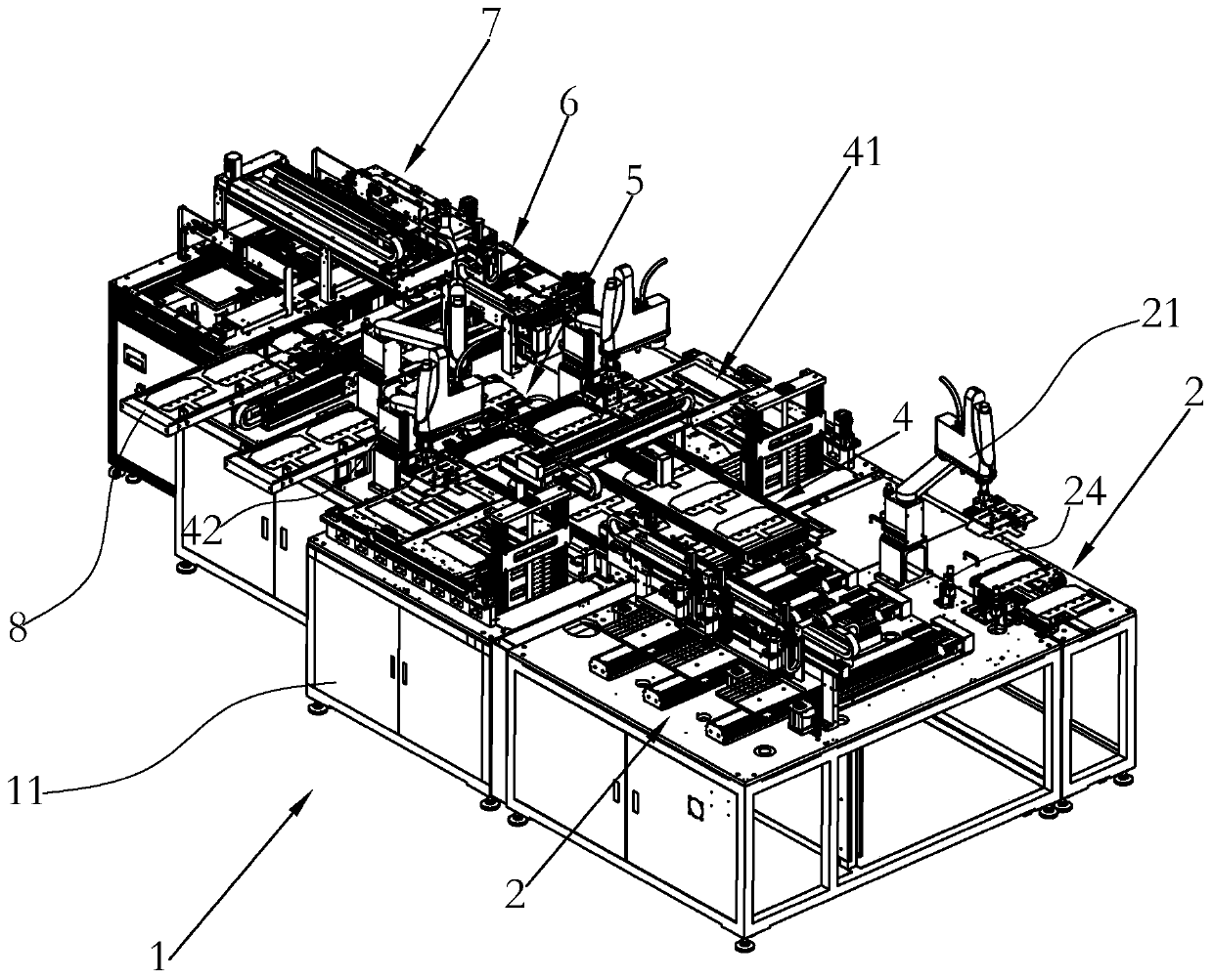 An automatic machine for coating and drying resin on the inside and outside