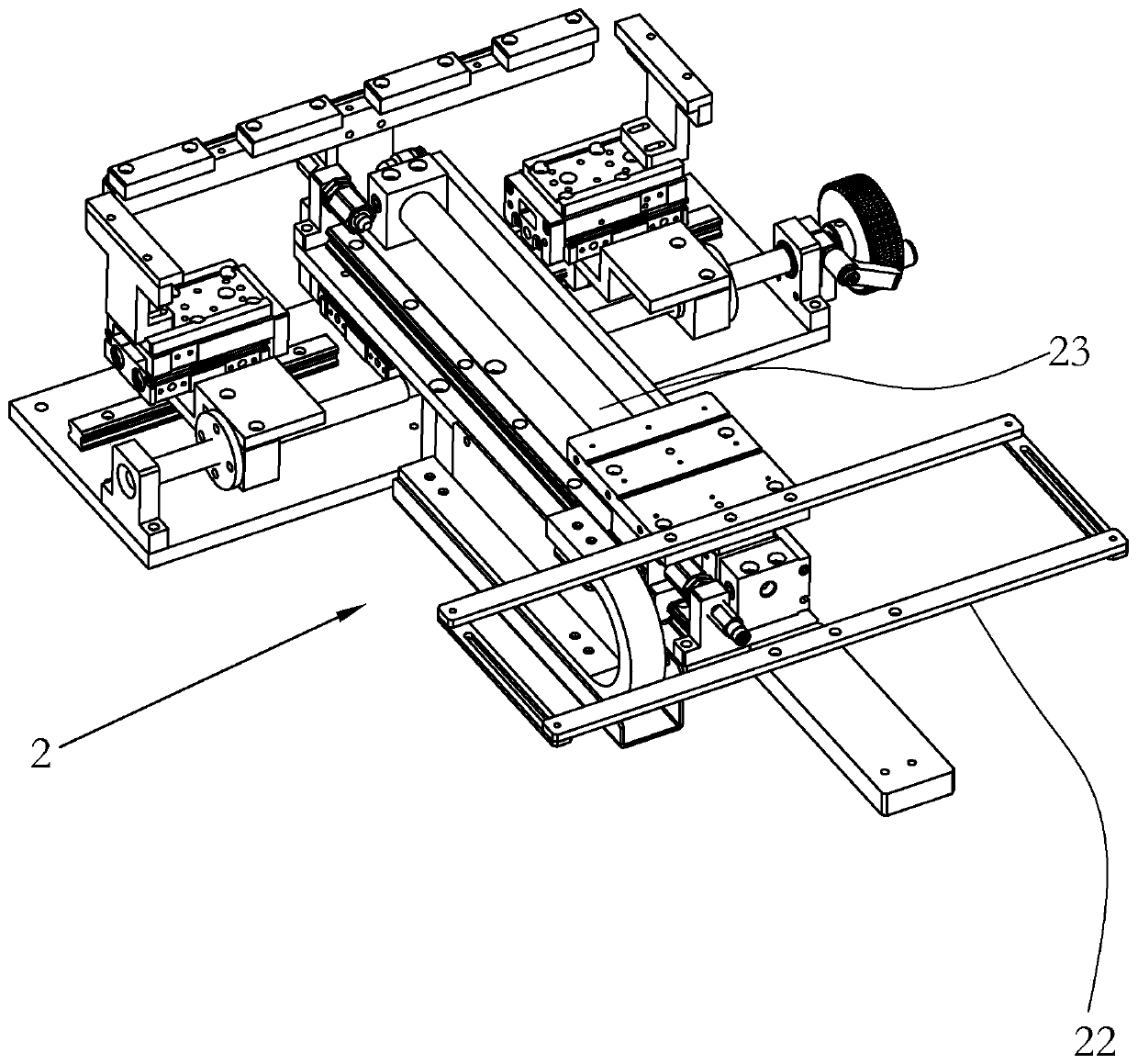 An automatic machine for coating and drying resin on the inside and outside