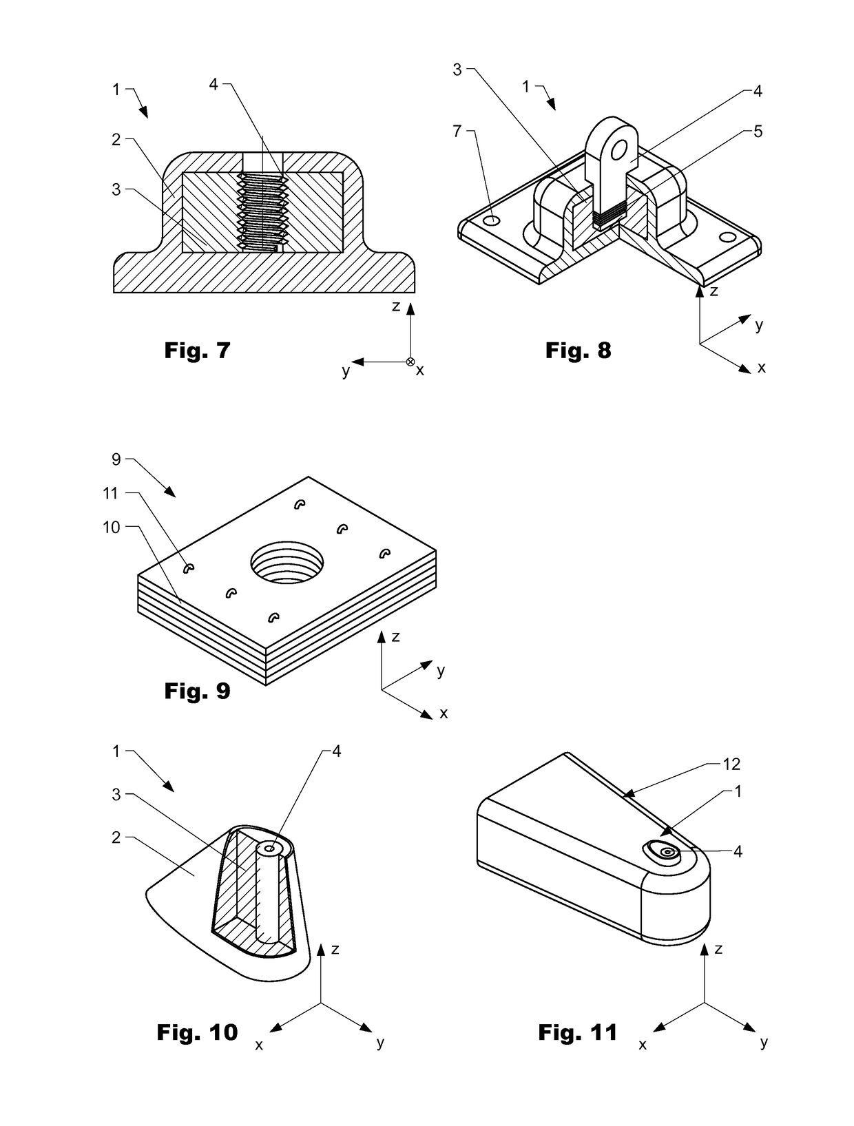 Load application element and method to produce a load application element