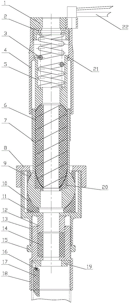 Special polished rod sealing device for pumping unit