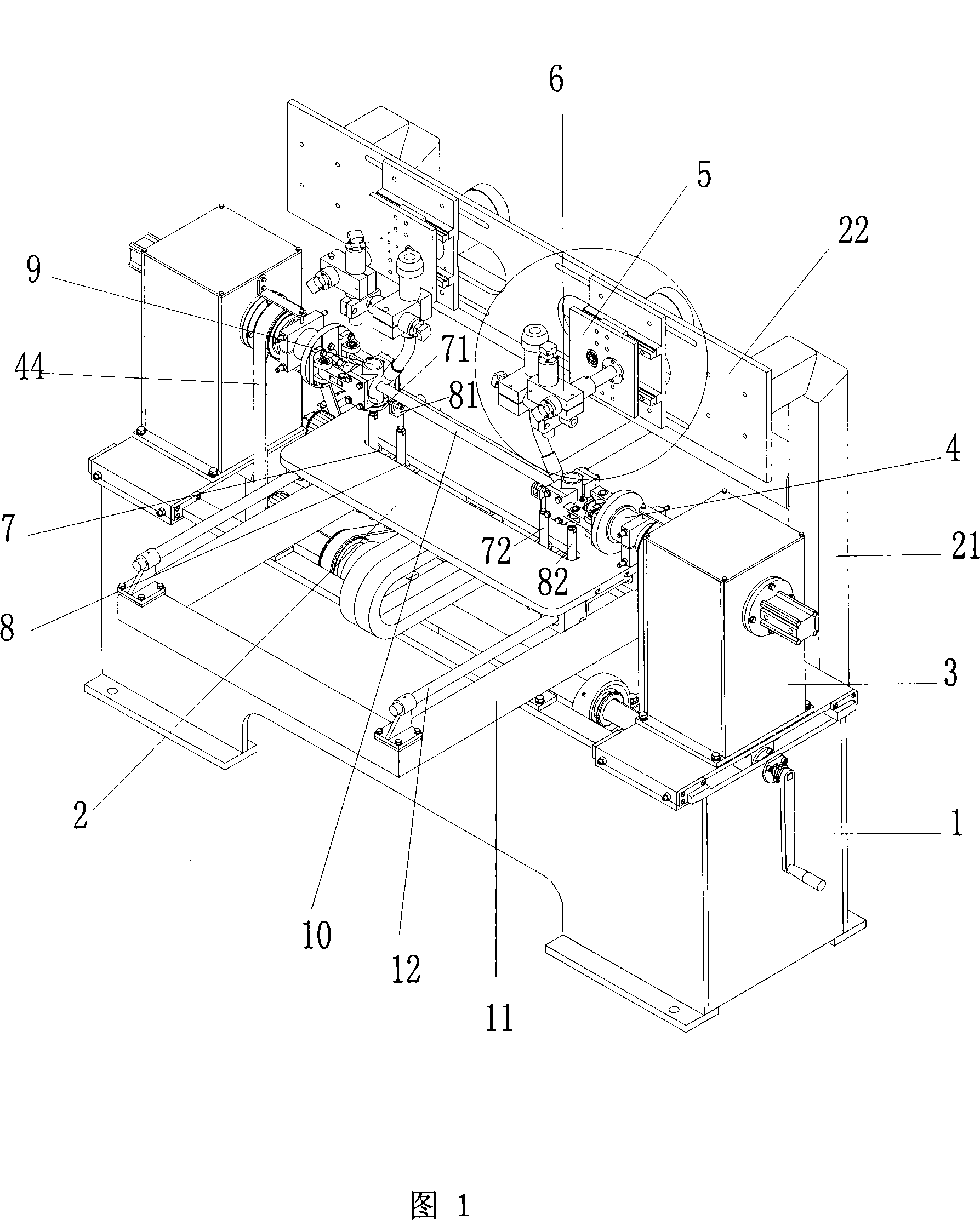 Intersecting line dual-annular seam automatic welding machine