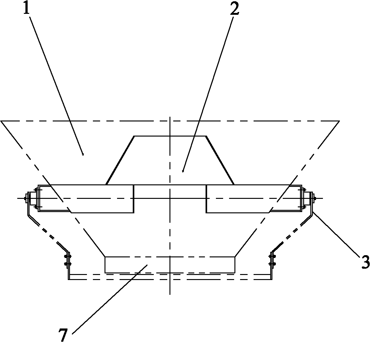 Mixture storing device and engineering machinery applying same