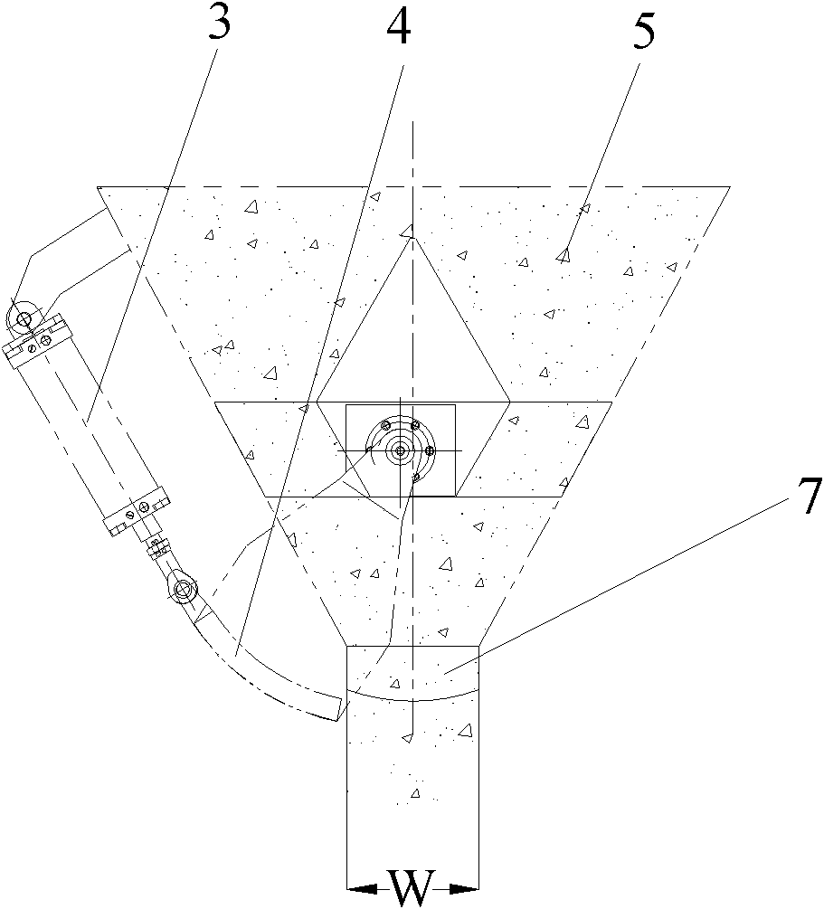 Mixture storing device and engineering machinery applying same