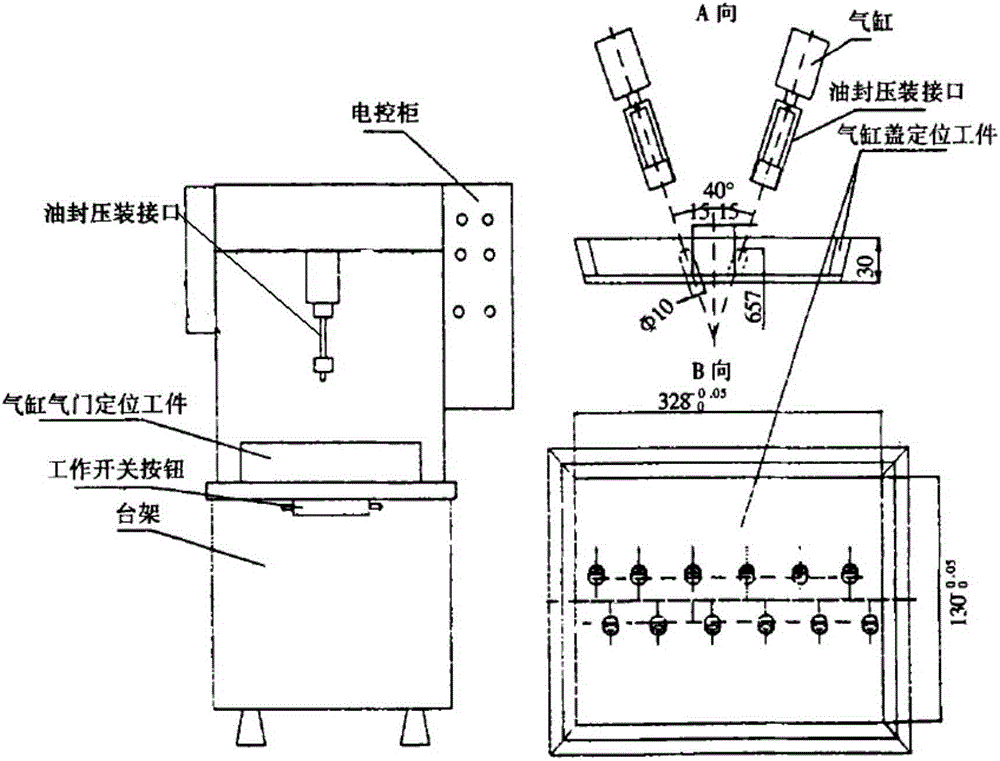 Engine oil seal assembly and detection automatic complete equipment based on visual technology