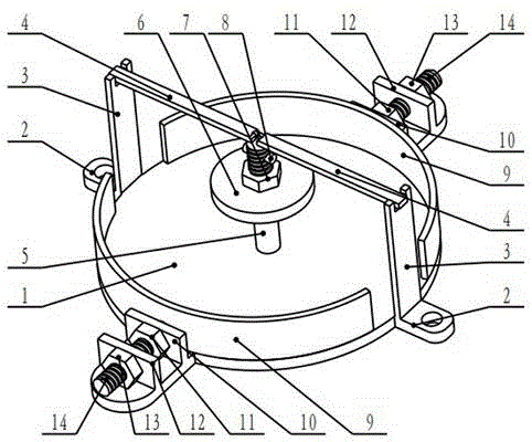 Adjustable vehicle spare tire frame