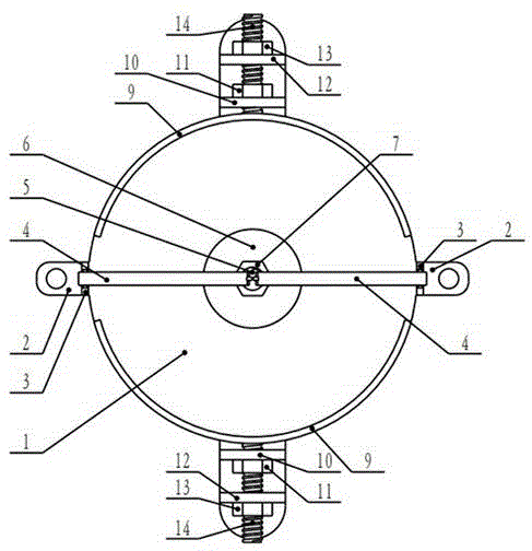 Adjustable vehicle spare tire frame