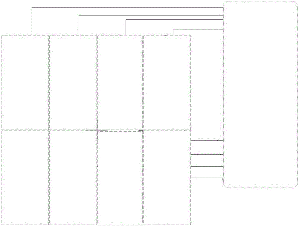 Multi-beam parabolic antenna multi-channel dynamic packet switching method