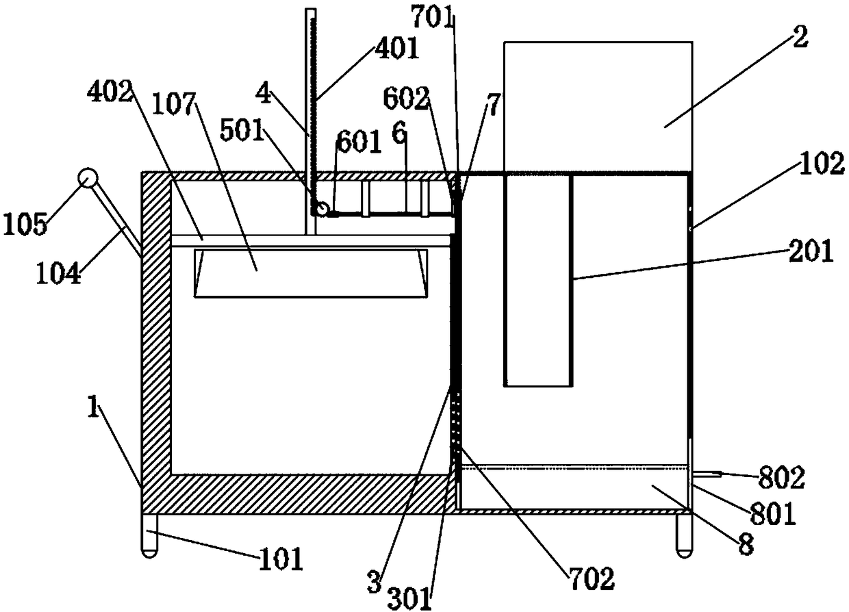 Portable feed granulation device for livestock breeding