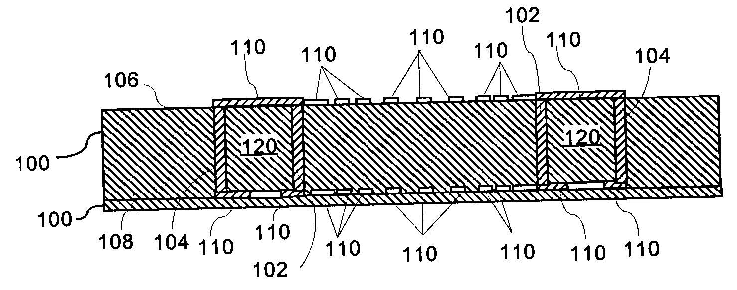 Embedded toroidal inductors