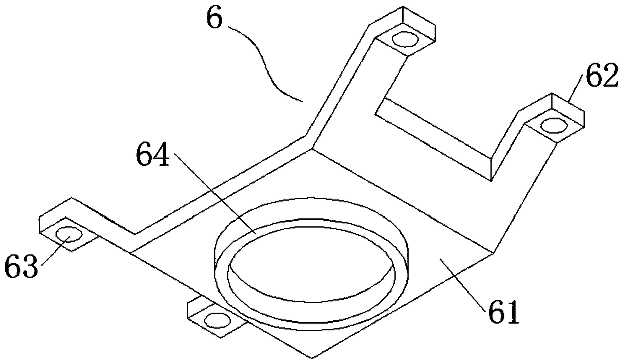 Shock absorption chassis for new energy four-wheel drive automobile