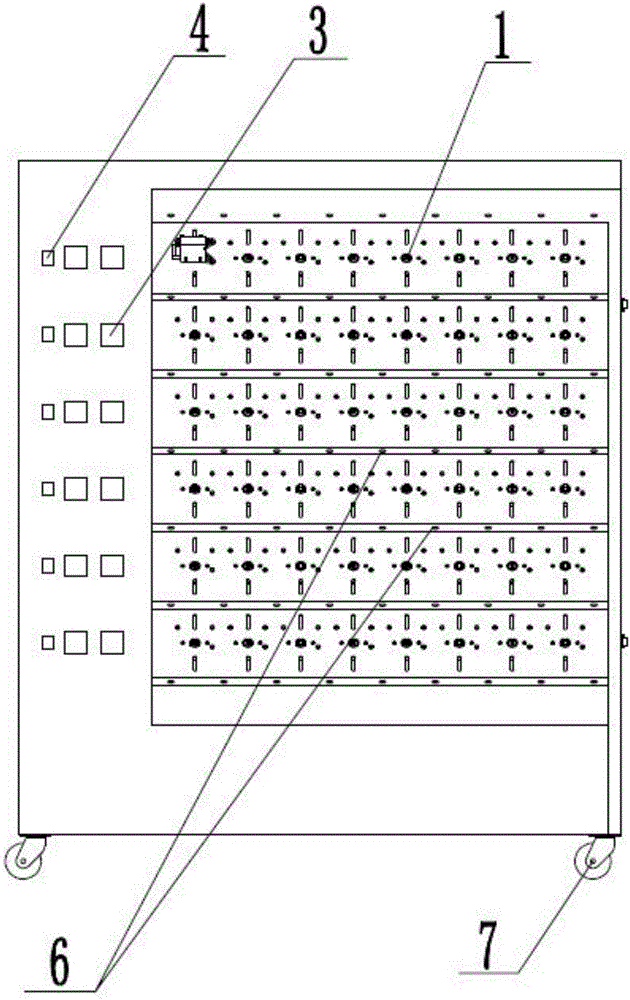 Servo motor endurance test device and test method thereof