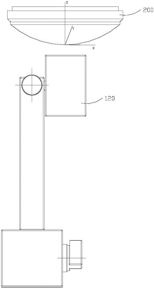 In-place detection method and device of airbag outline