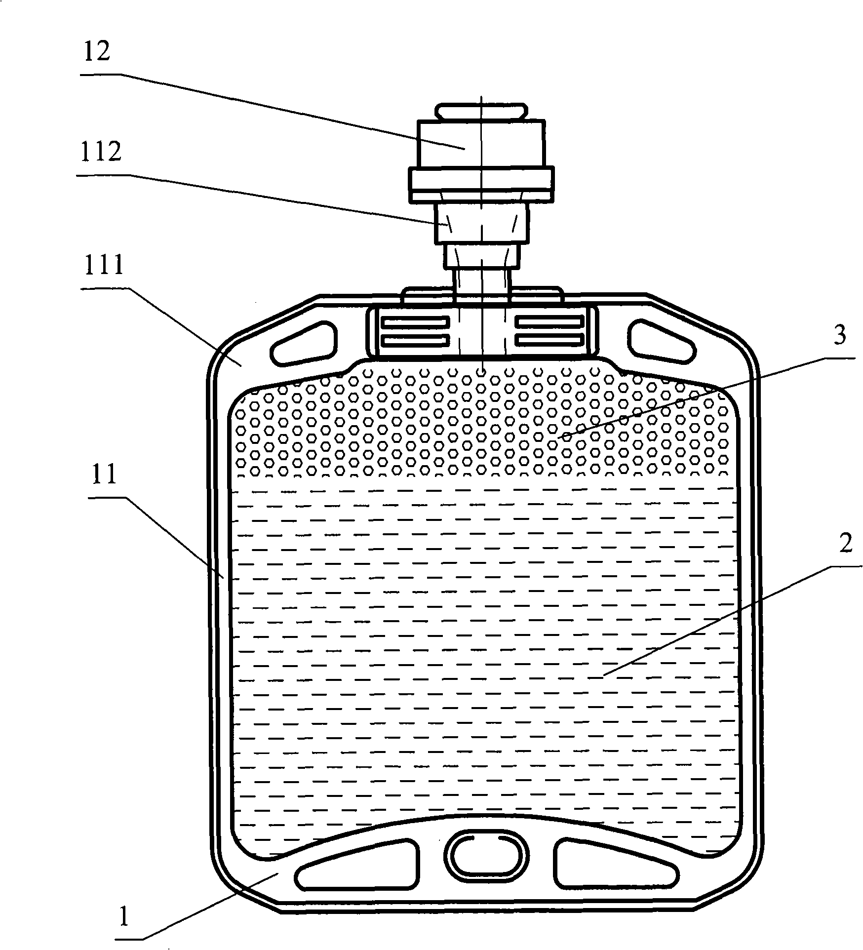 Packaging for sodium bicarbonate injection and preparation thereof