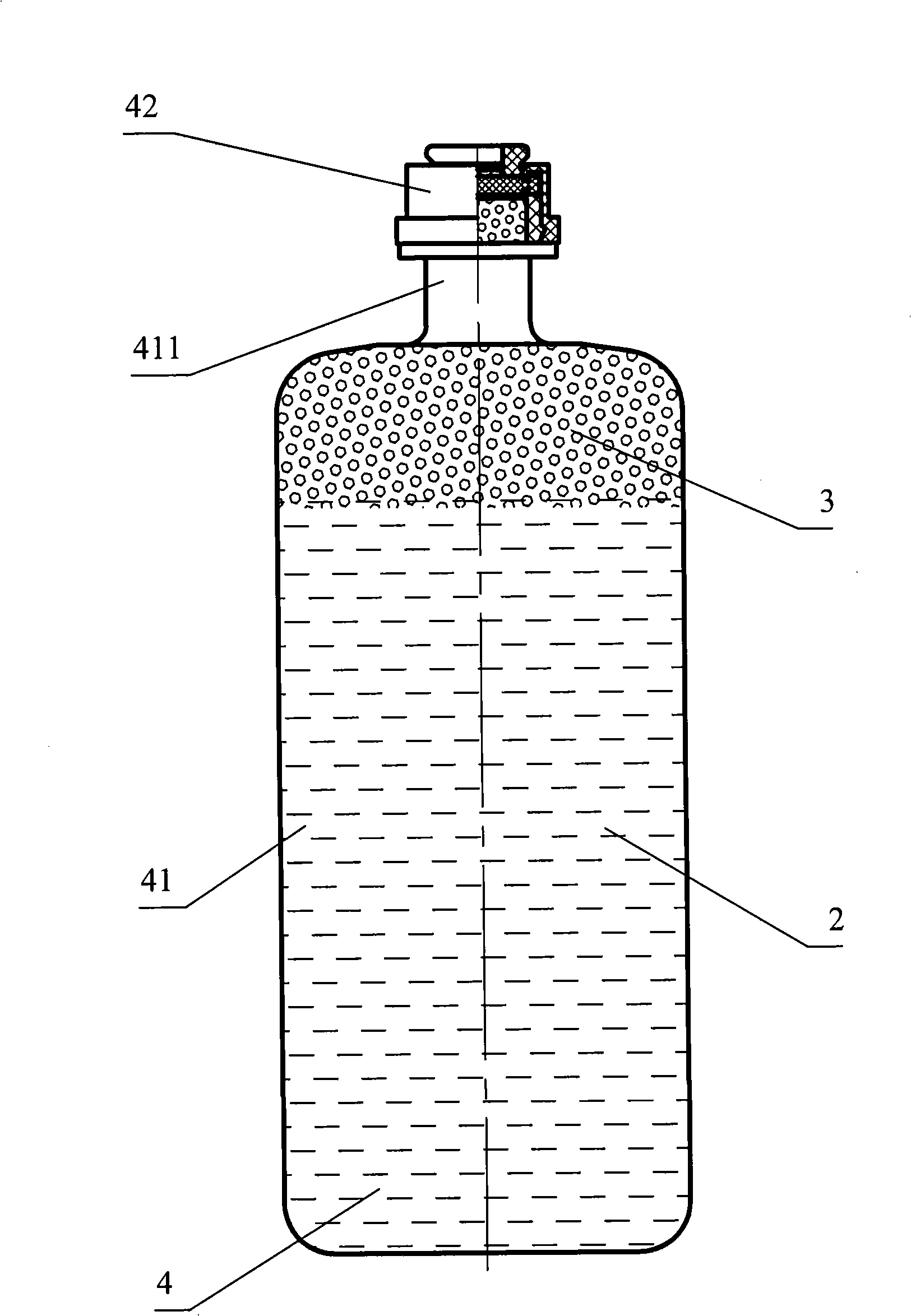 Packaging for sodium bicarbonate injection and preparation thereof