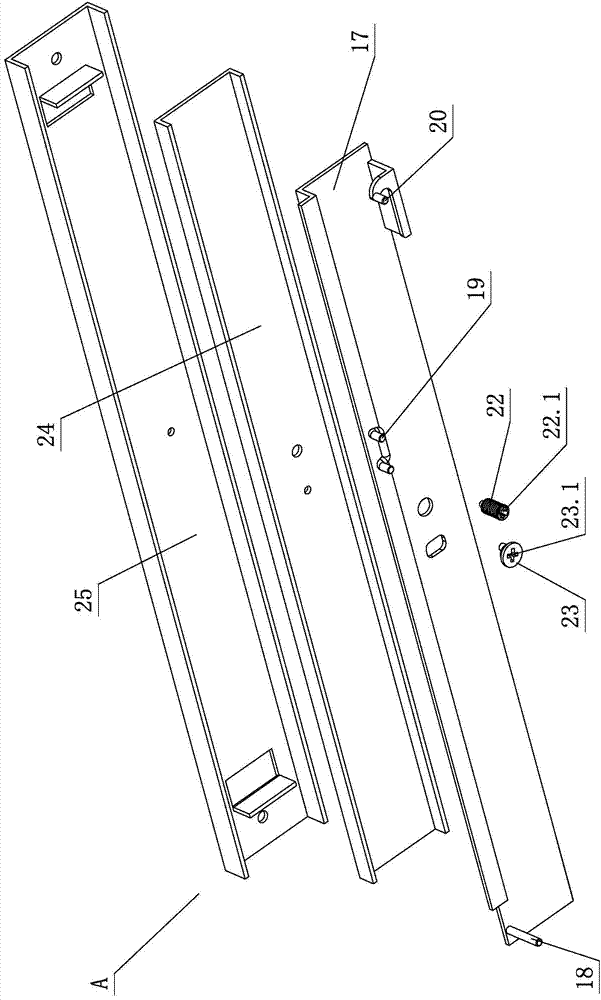 Damping press rebound adjusting device for sliding door