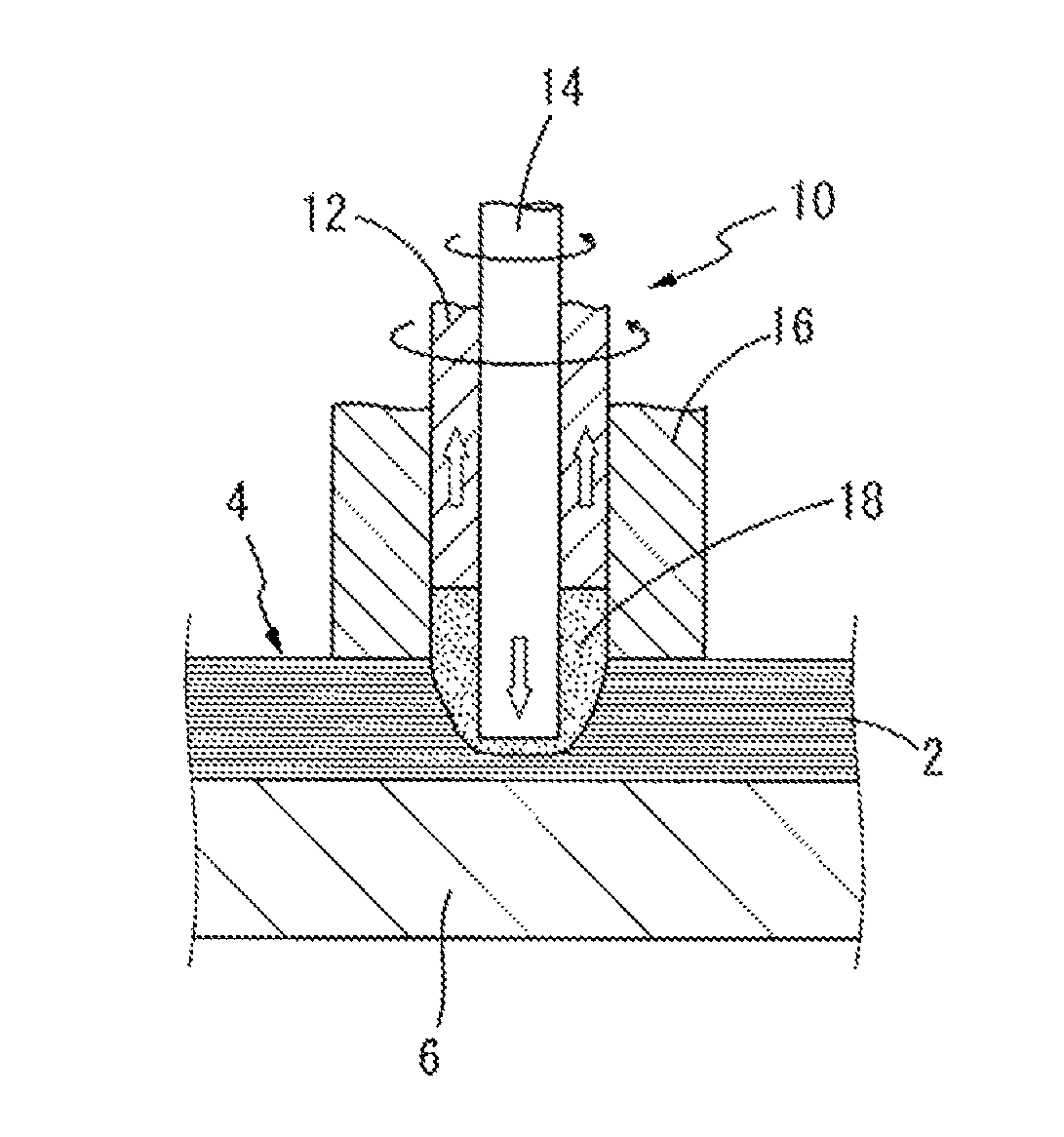 Process for spot-joining stacked metal foils