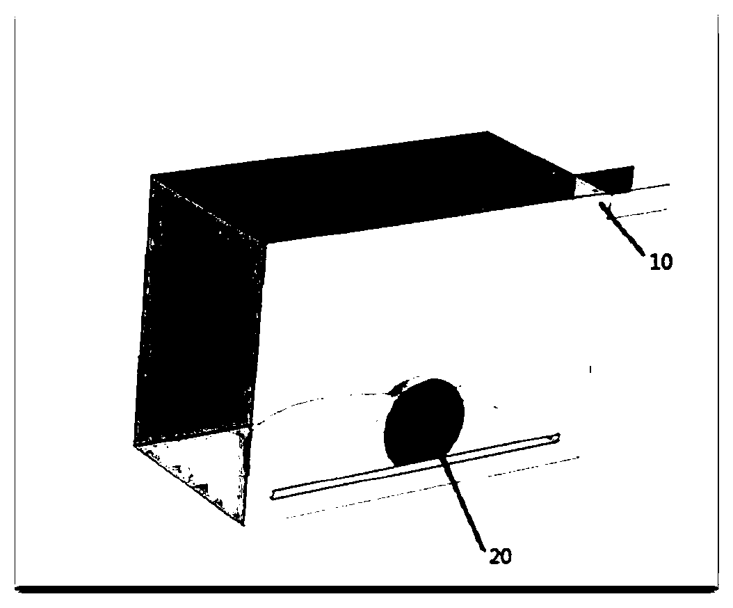 Microwave radiation heating antenna module