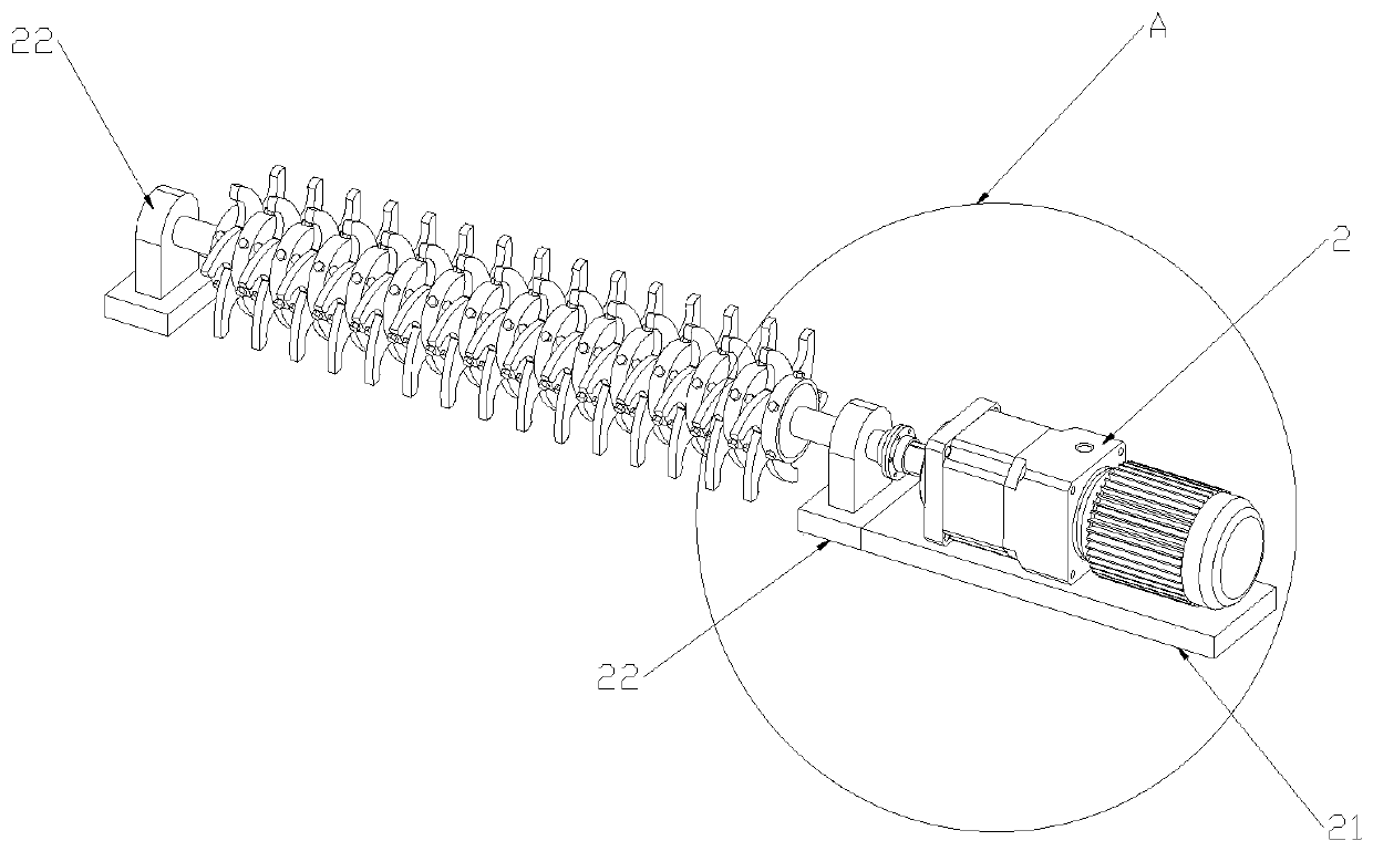 Sinusoidal roller screen structure assembly and intelligent anti-blocking monitoring system thereof