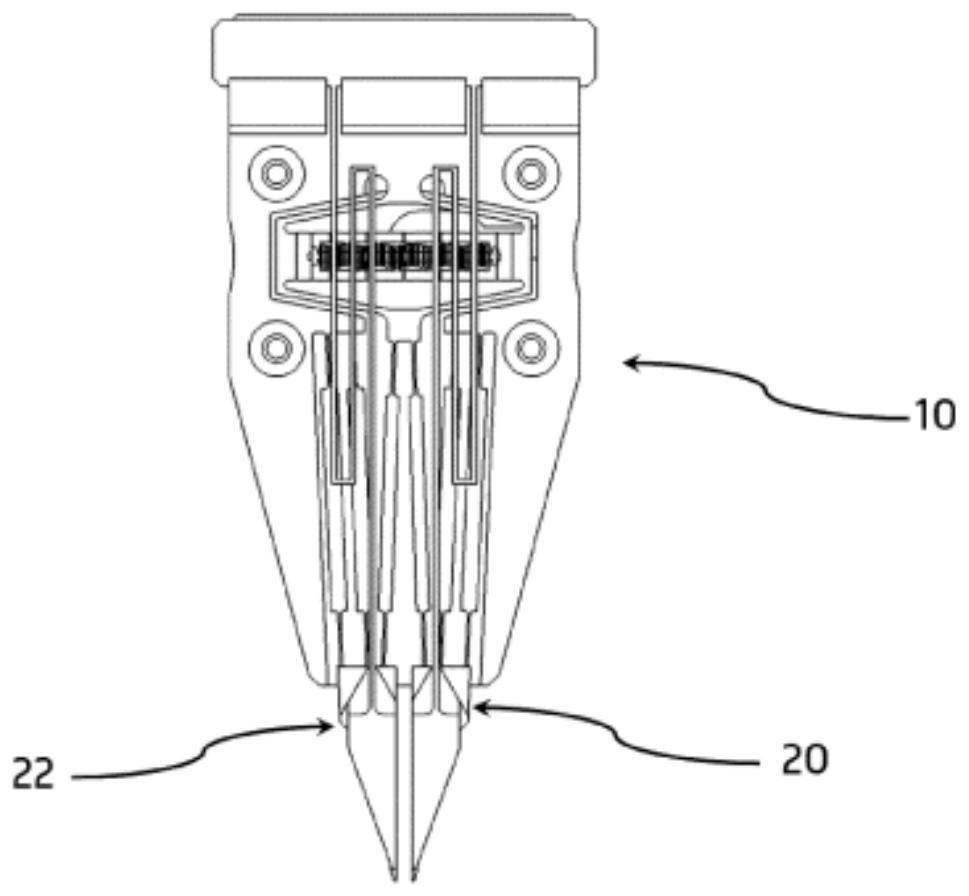 Device for a microactuator, and microactuator equipped with such a device