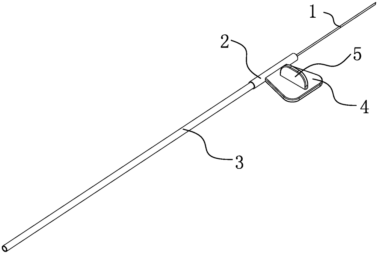 Intravenous injection needle