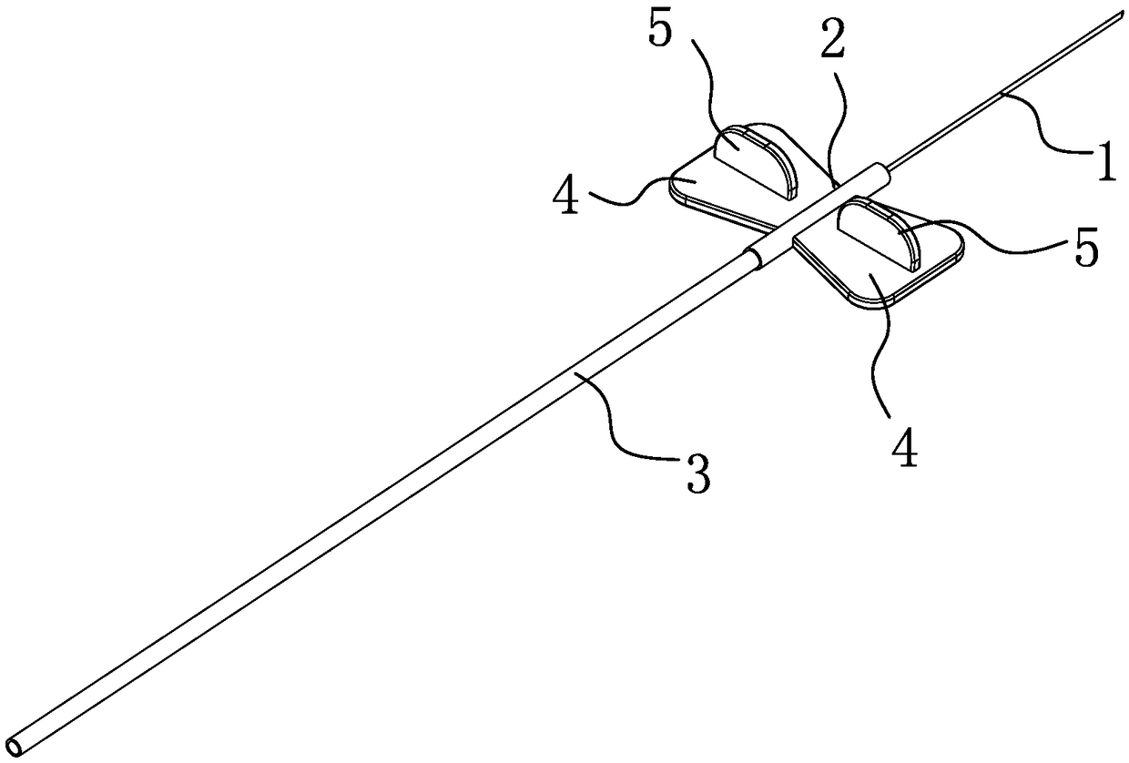 Intravenous injection needle