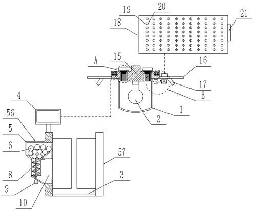 Building lighting control system and control method thereof