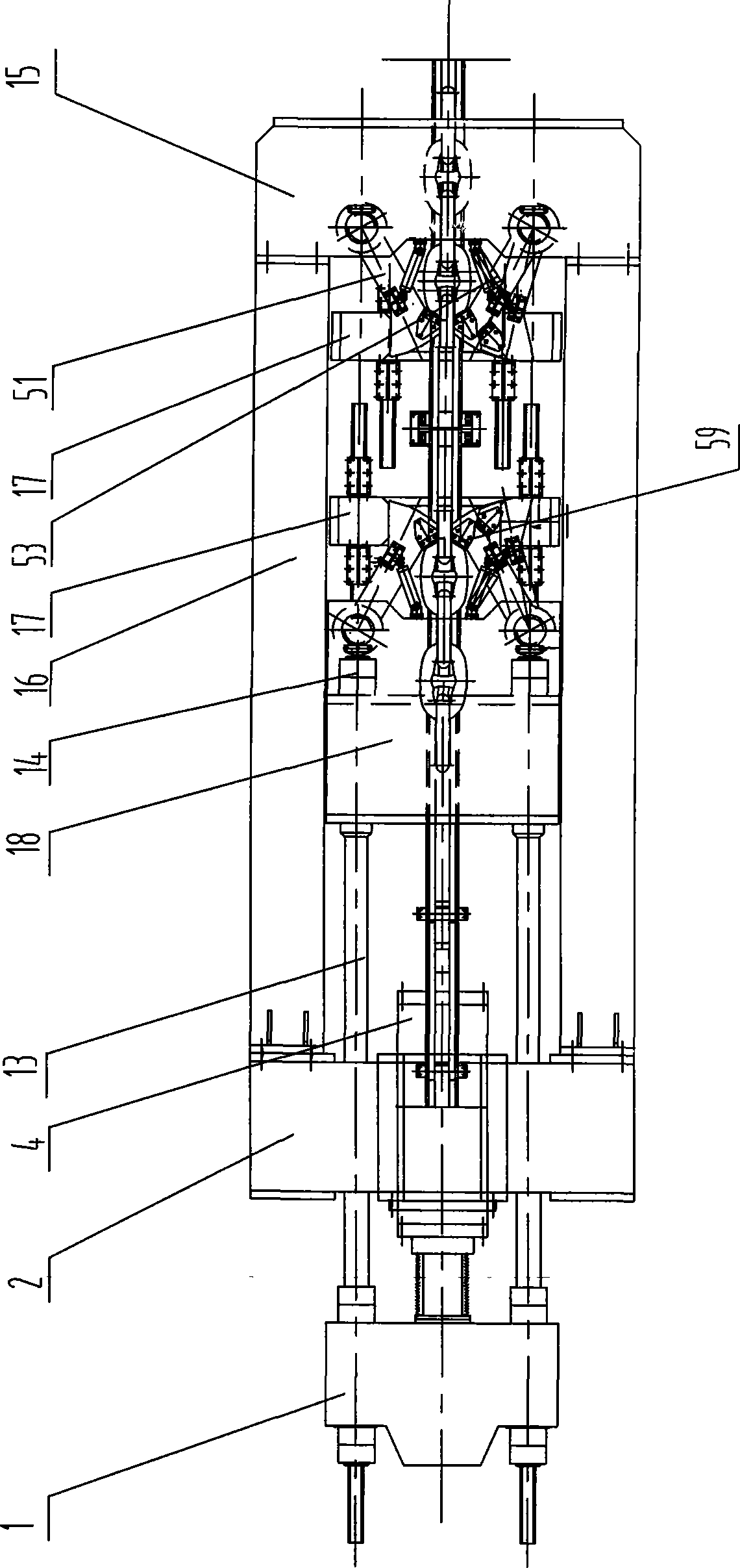 Loading apparatus for chain cable tensile testing machine