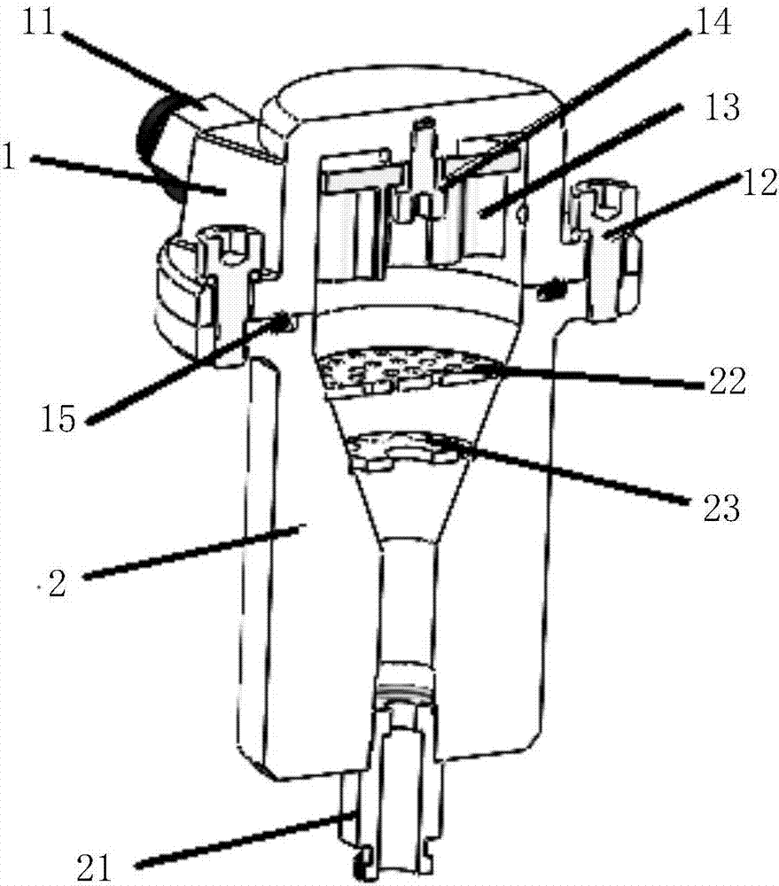 Powder mixing device and powder mixing method