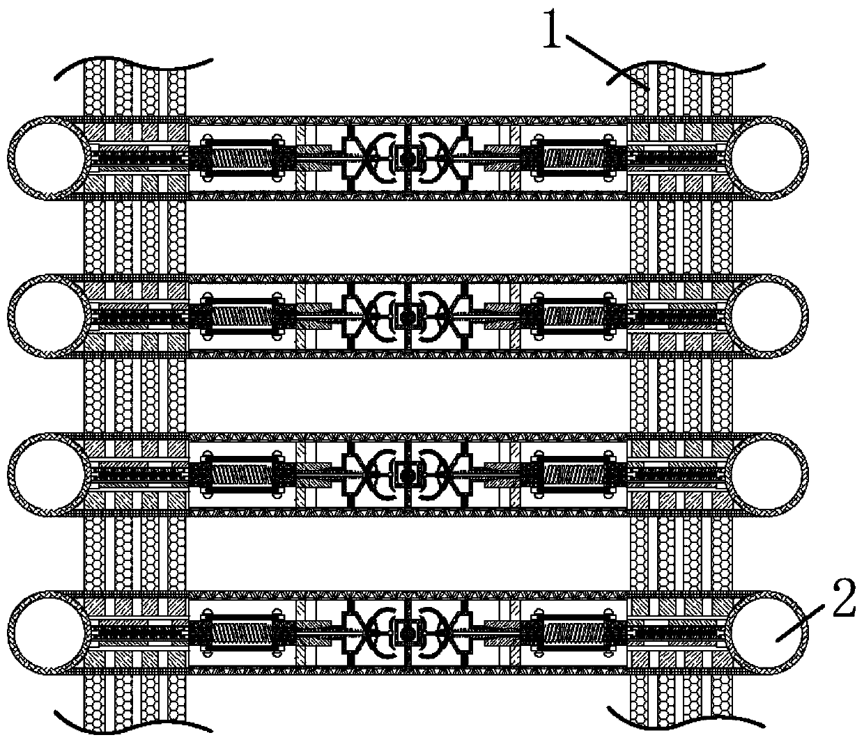 Computer network demultiplexer capable of preventing network cable from being dragged and damaged