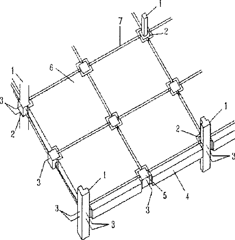 Nondestructive demounting method for prefabricated part of IMS system Dai nationality folk house major structure