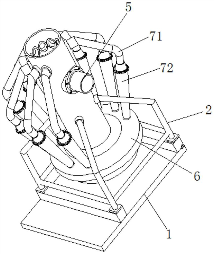 Filtering device capable of quickly treating sewage blockage