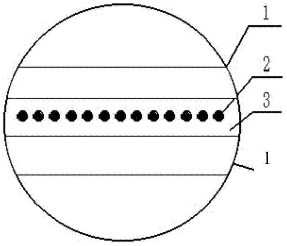 Modified polypropylene composite tubular product for protecting high-voltage cable