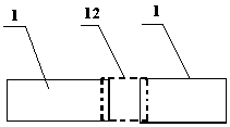 An invisible snap-on baseboard heating system