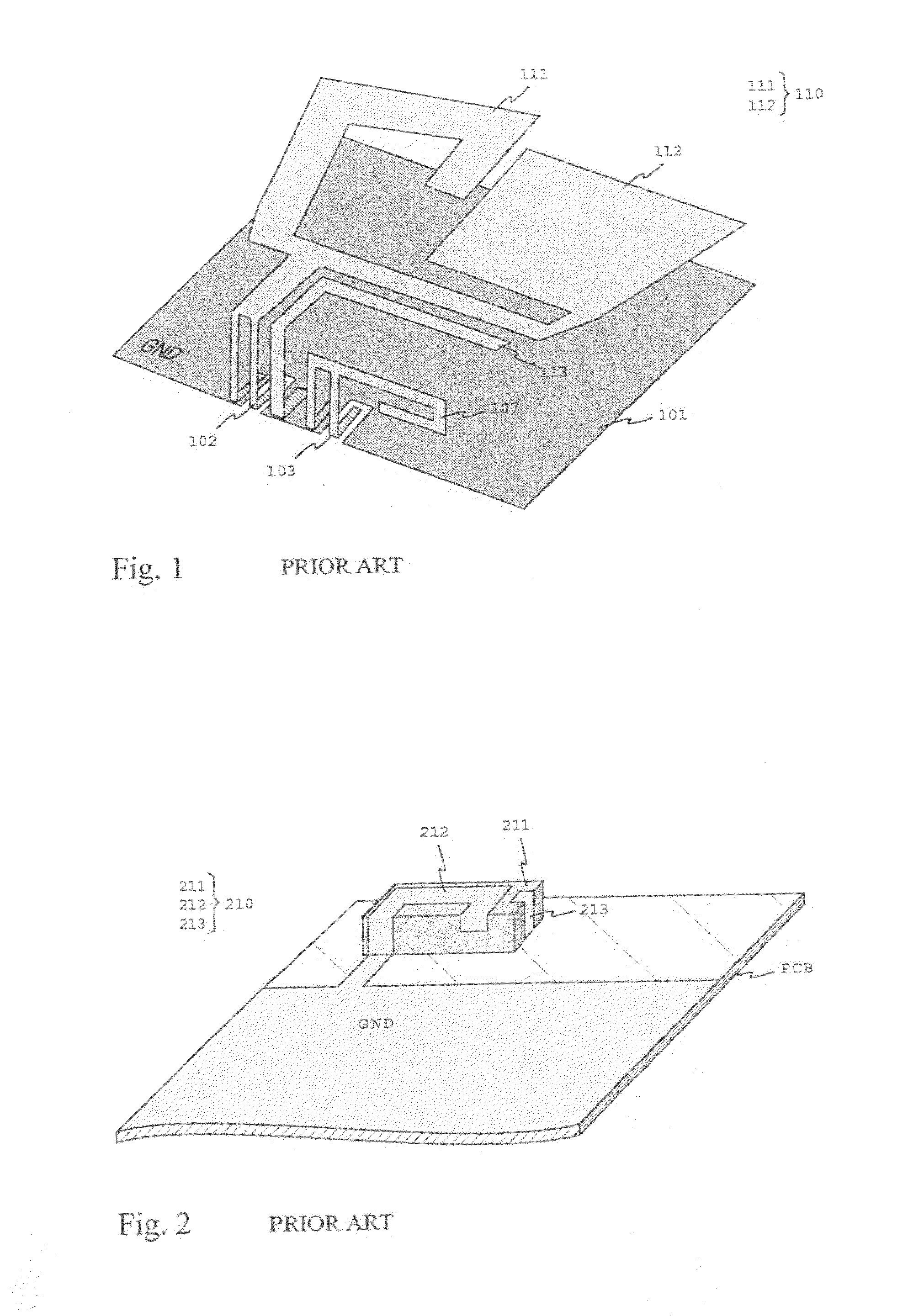 Multiband antenna system and methods