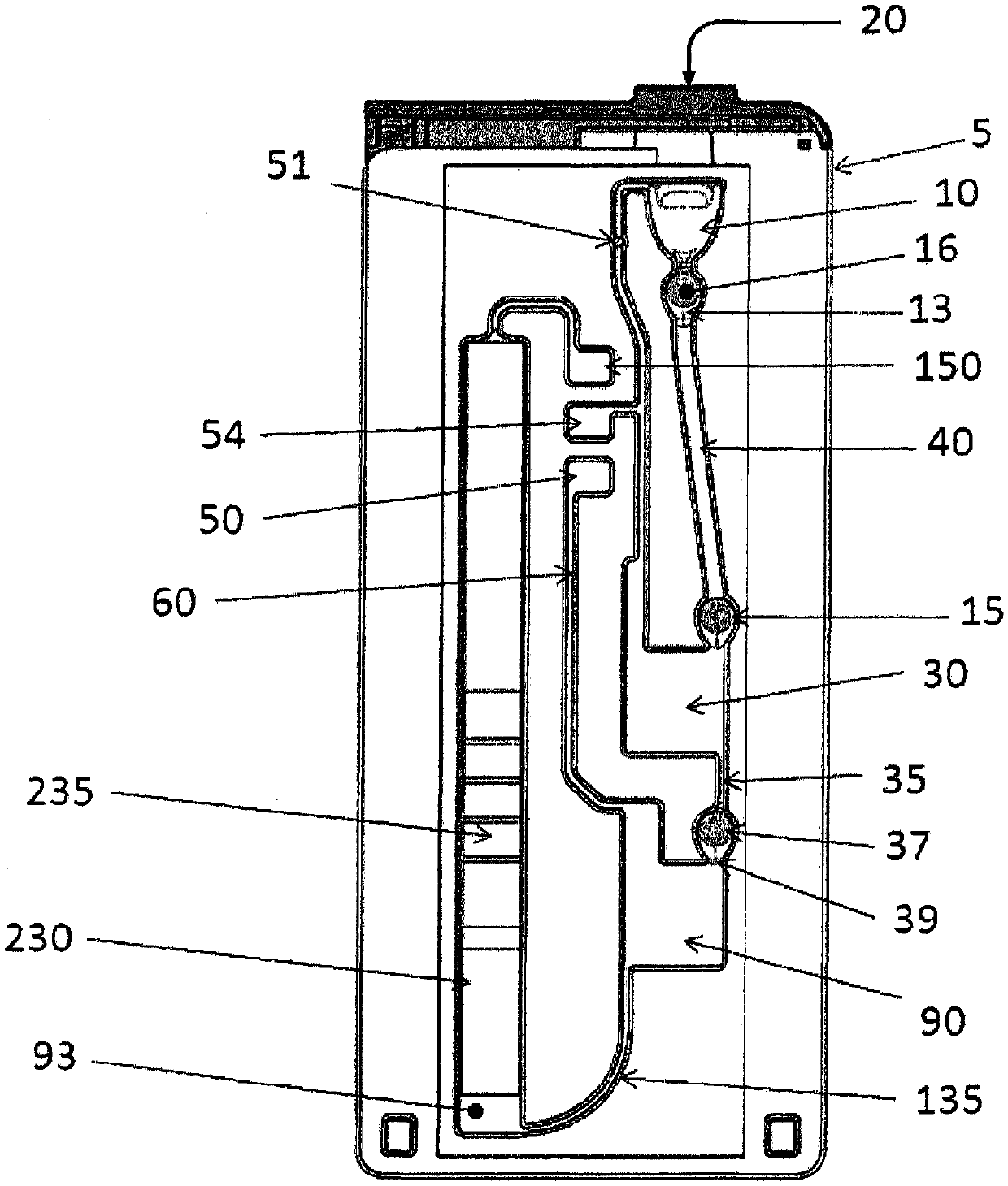 Fluidic test cassette