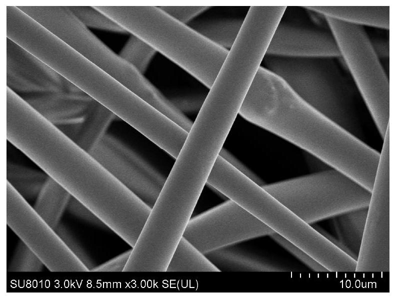 Graphene/polysiloxane spun fiber membrane and preparation method thereof