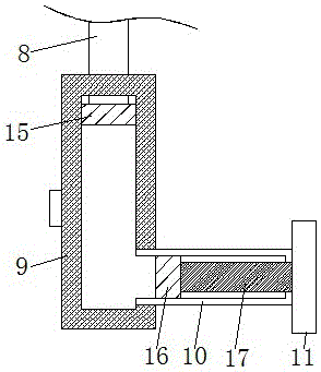 Punching machine for hardware parts