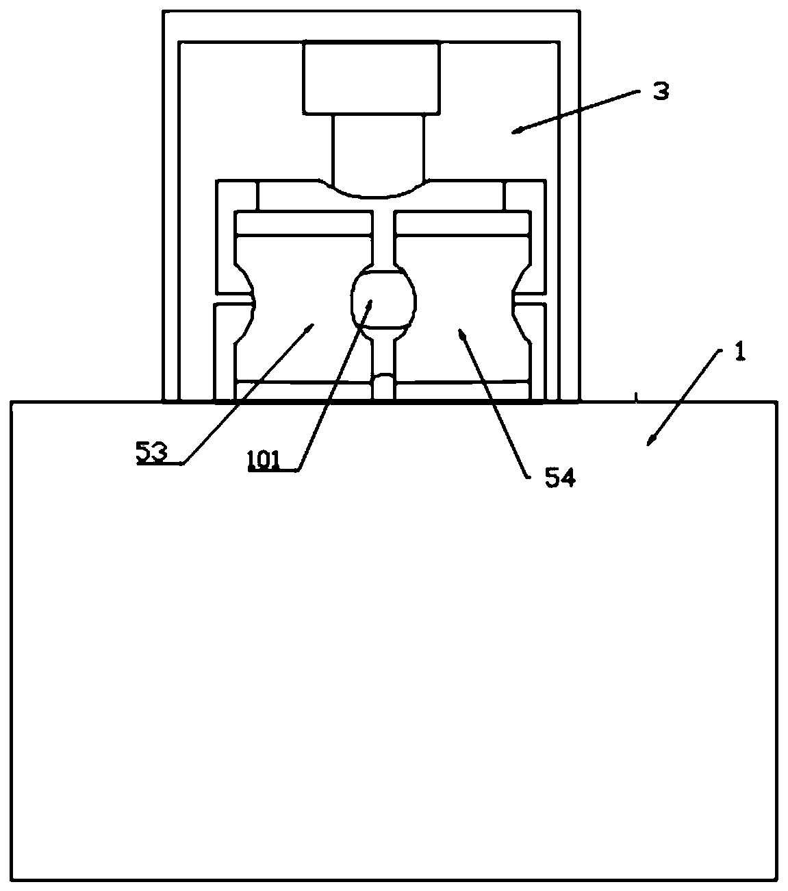 Cutting device capable of bending reinforcing steel bars for house building construction