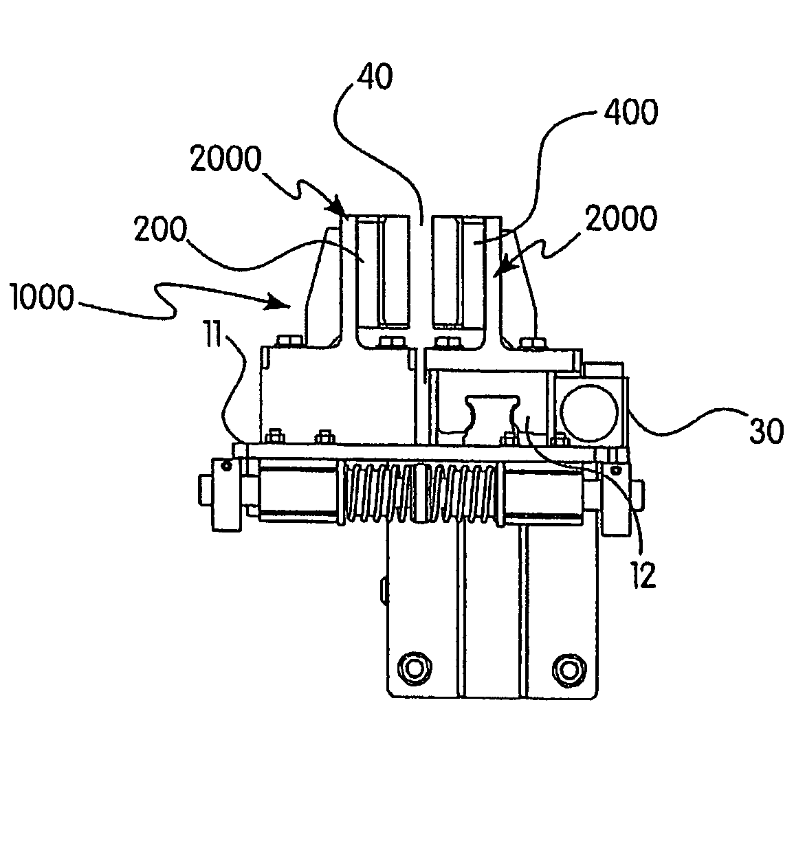 Selectively incrementally actuated linear eddy current braking system