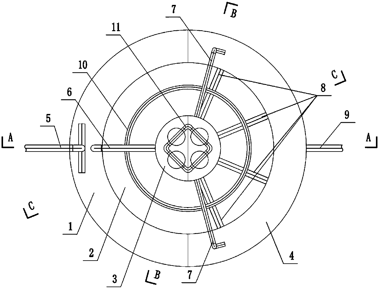 Wastewater and garbage integrated treatment method and device for cold areas