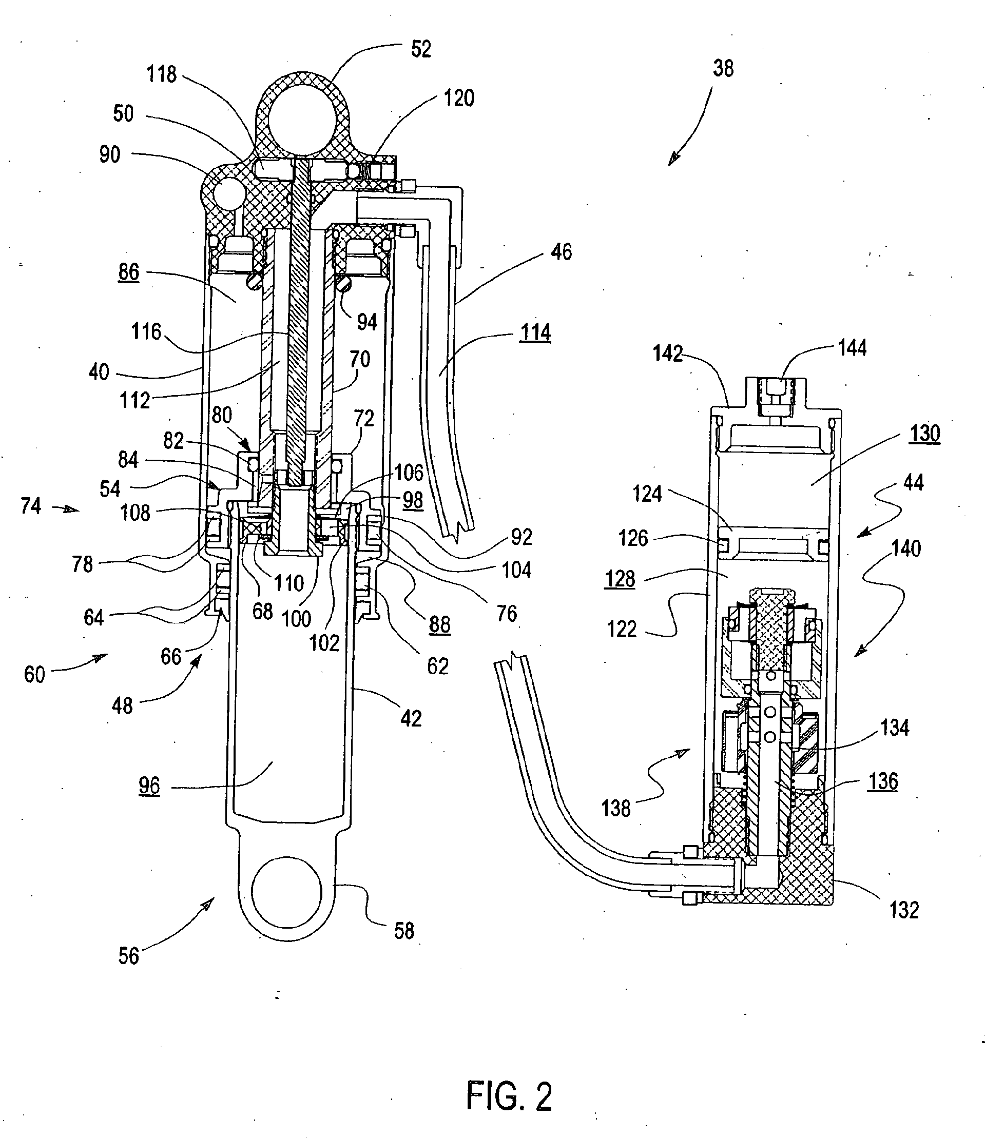 Shock Absorber With Electronic Control