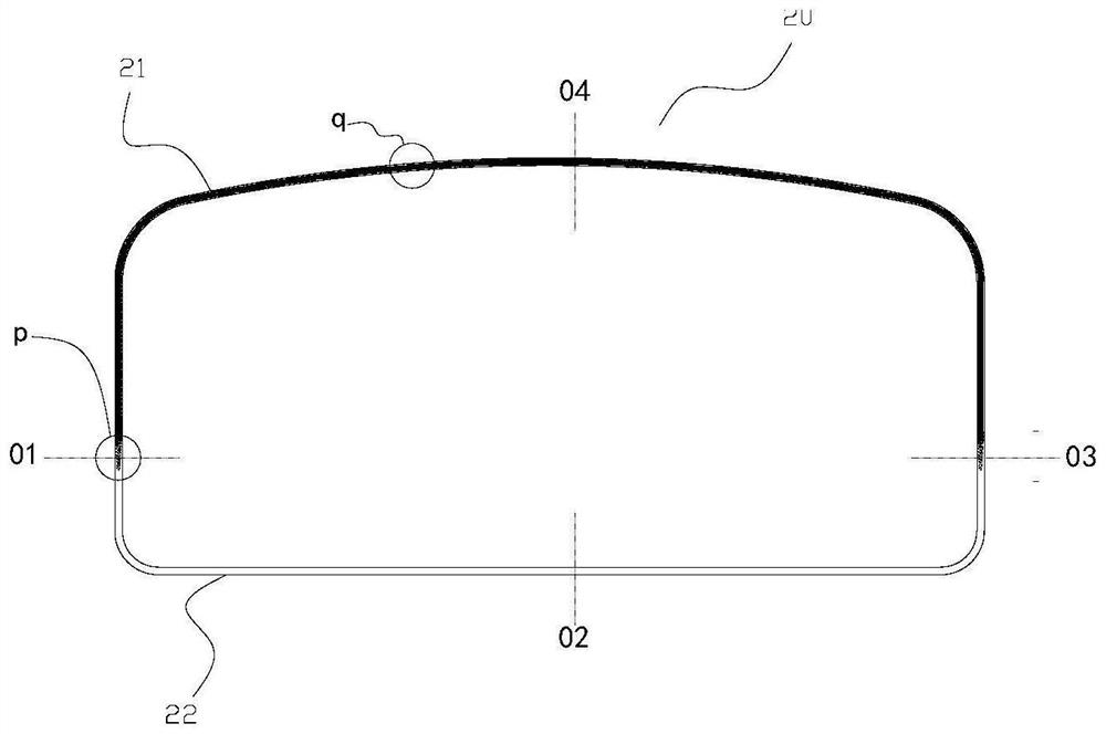 Antenna housing, antenna housing mold and preparation method of antenna housing