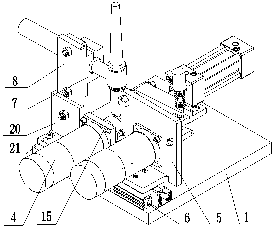 Rotary body part automatic argon arc welding device