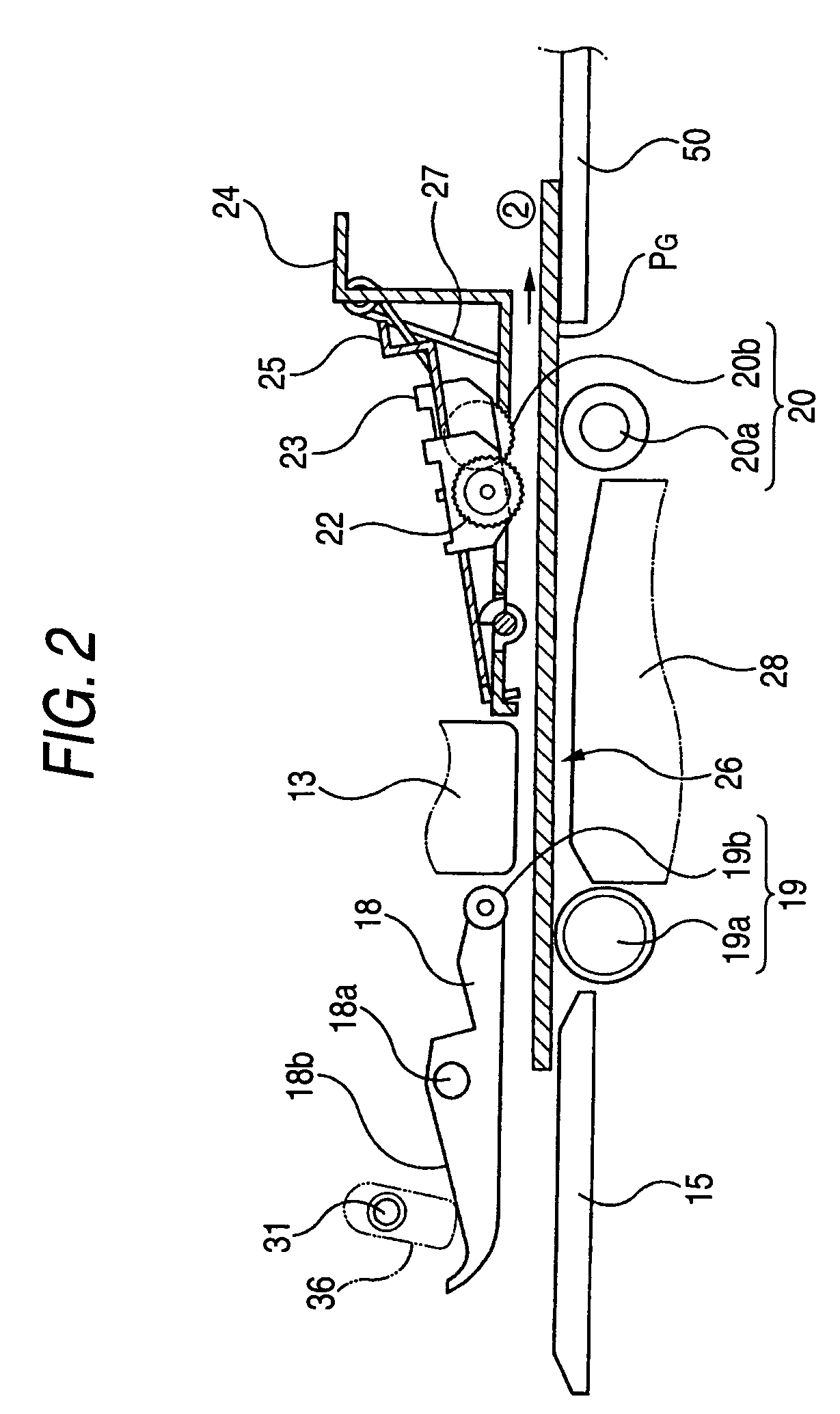 Stable area detection device of platen gap and recording apparatus