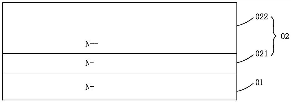 Diode chip structure and manufacturing method